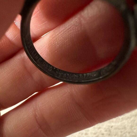 Vintage Sterling Taxco Amethyst Modernist Ring - Picture 8 of 10